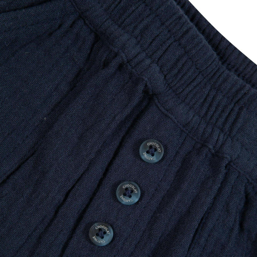 TARTINE ET CHOCOLAT Gauze Cotton Baby Shorts