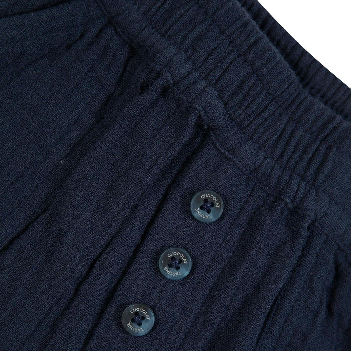 TARTINE ET CHOCOLAT Gauze Cotton Baby Shorts