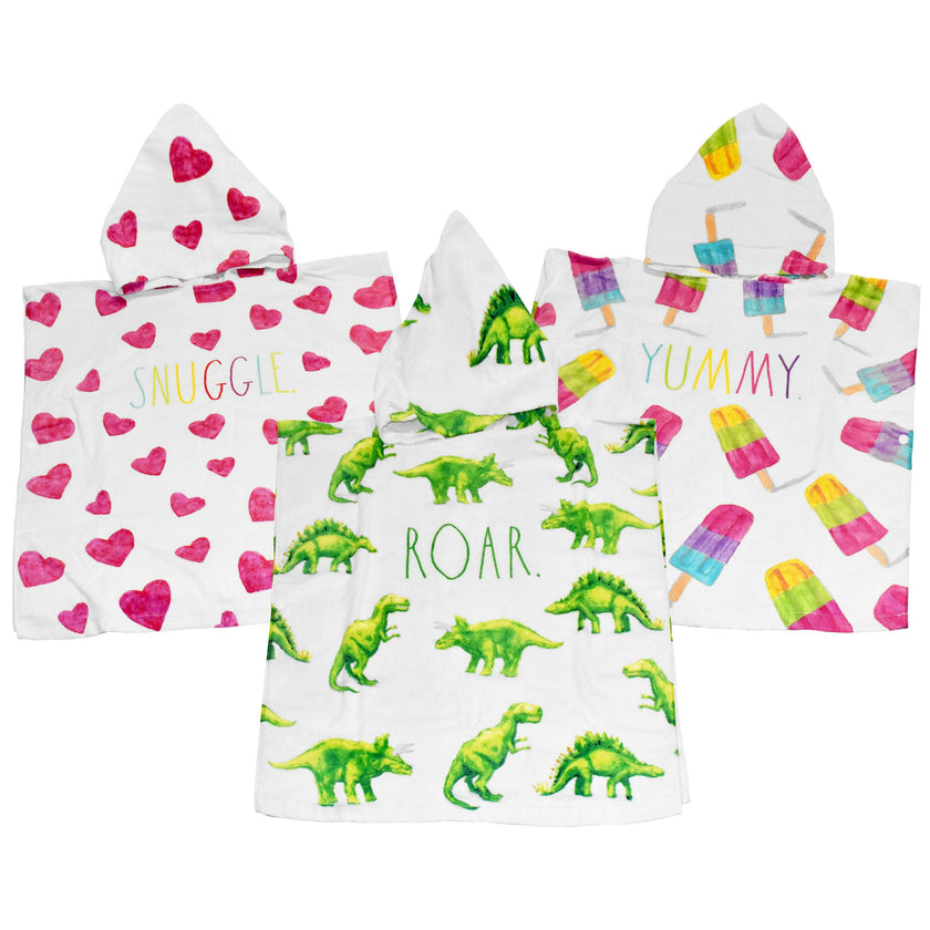 Kids Poncho and Beach Ball Combo