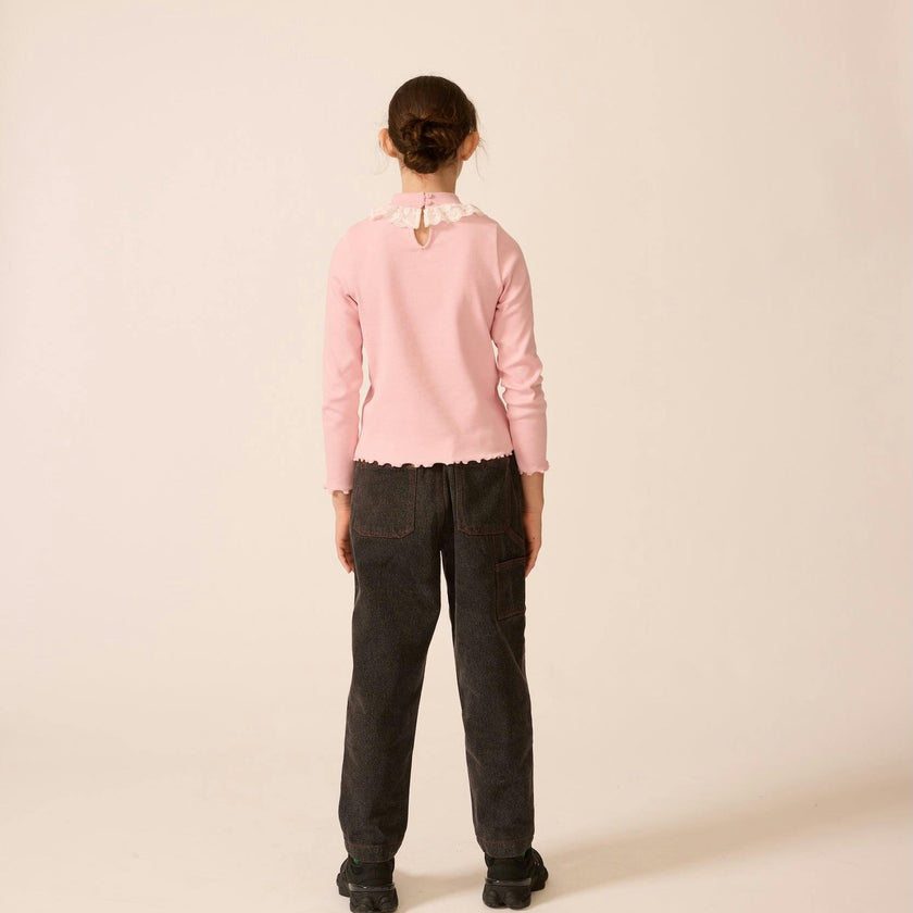 Friday Pant in Washed Black Denim