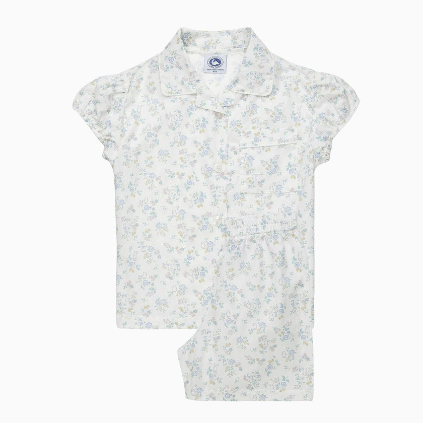 Bunny Woven Short Pajamas Set