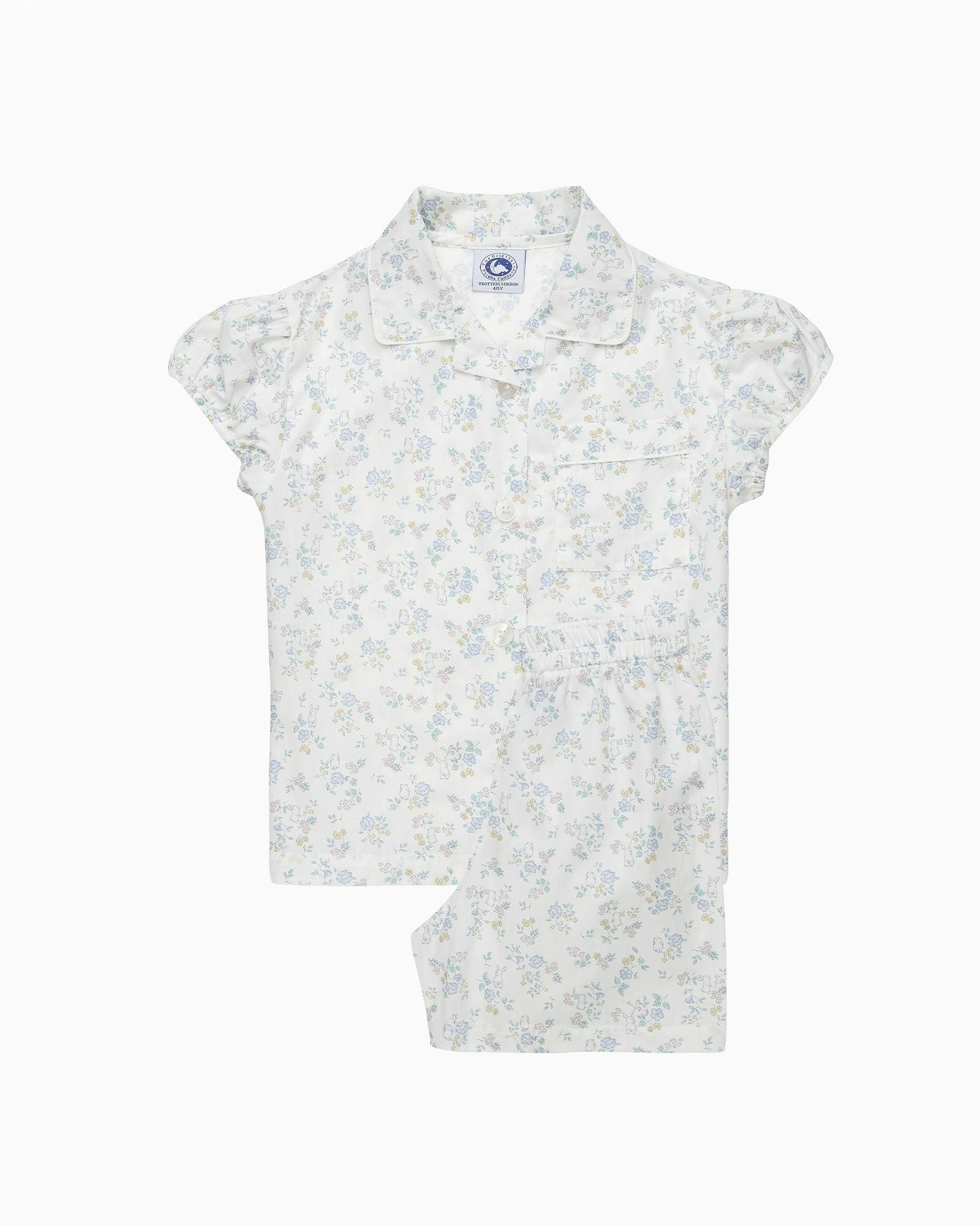Bunny Woven Short Pajamas Set