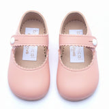 Emma British Pre-Walker Baby Girl Shoes - Blossom Pink