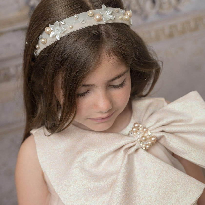 Jackie Peach Hair Sash