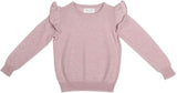 Delicate Frilled Jumper | 100% cashmere