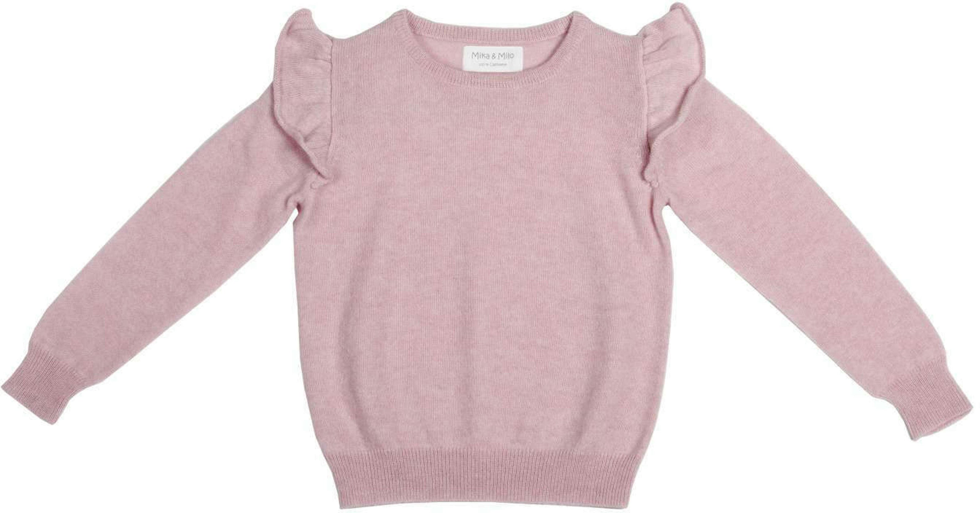 Delicate Frilled Jumper | 100% cashmere