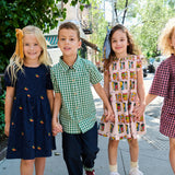 Girls Eliza Dress - Eyelet Embroidery