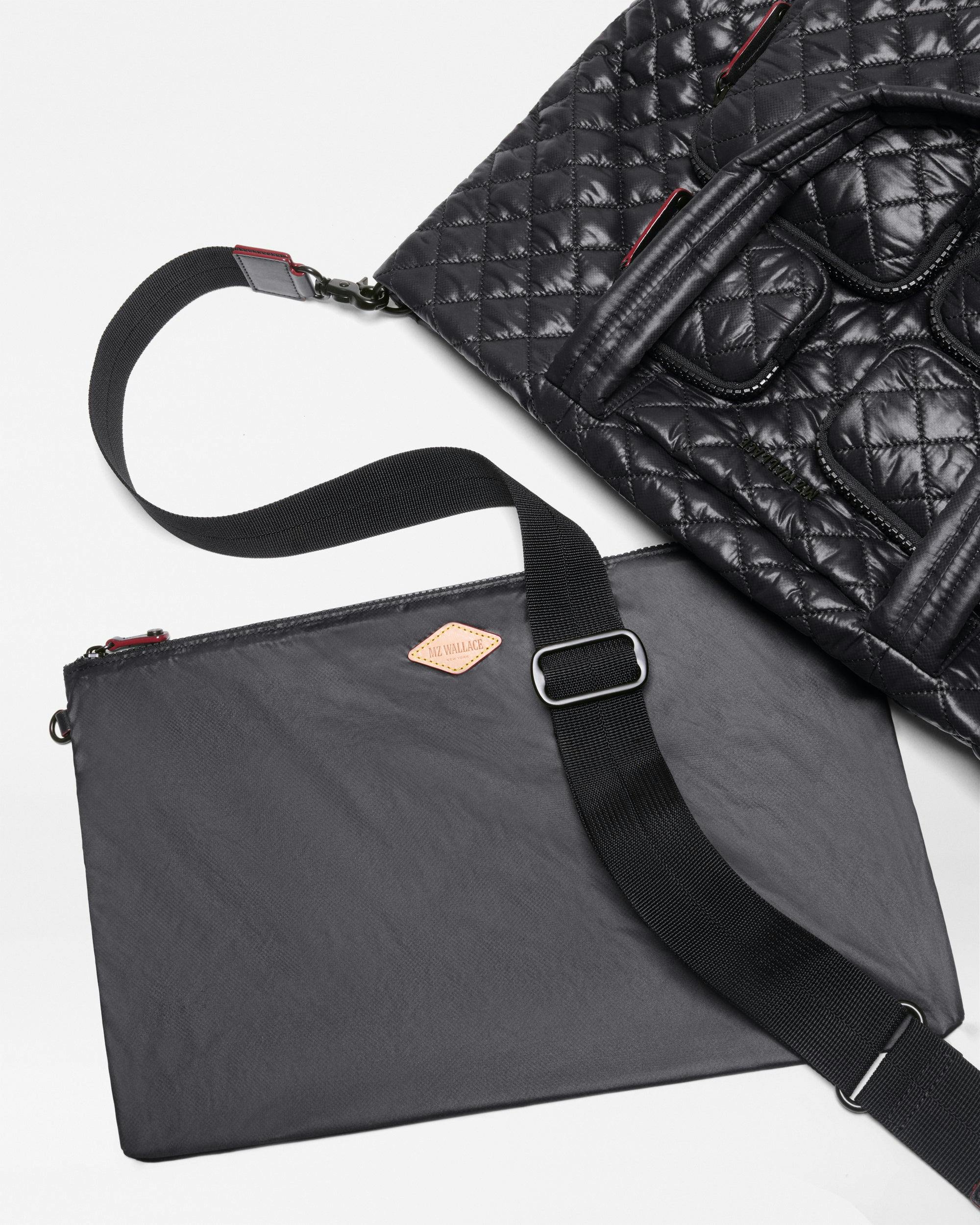 Black Medium Metro Travel Tote