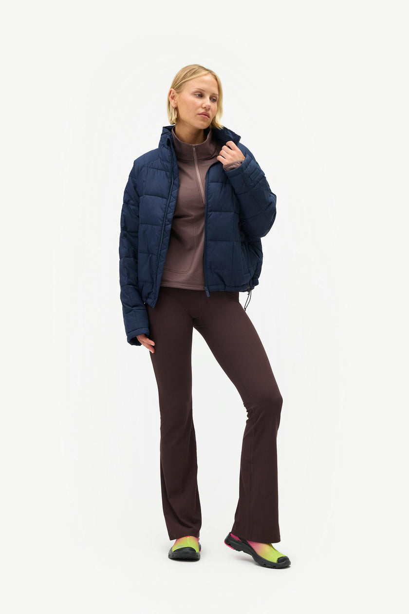 Nellie Packable Puffer Jacket, Navy