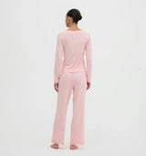 The Filippa Pointelle Pajama Set - Ballet Pink