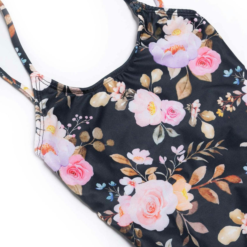 Tie Back One Piece Swimsuit