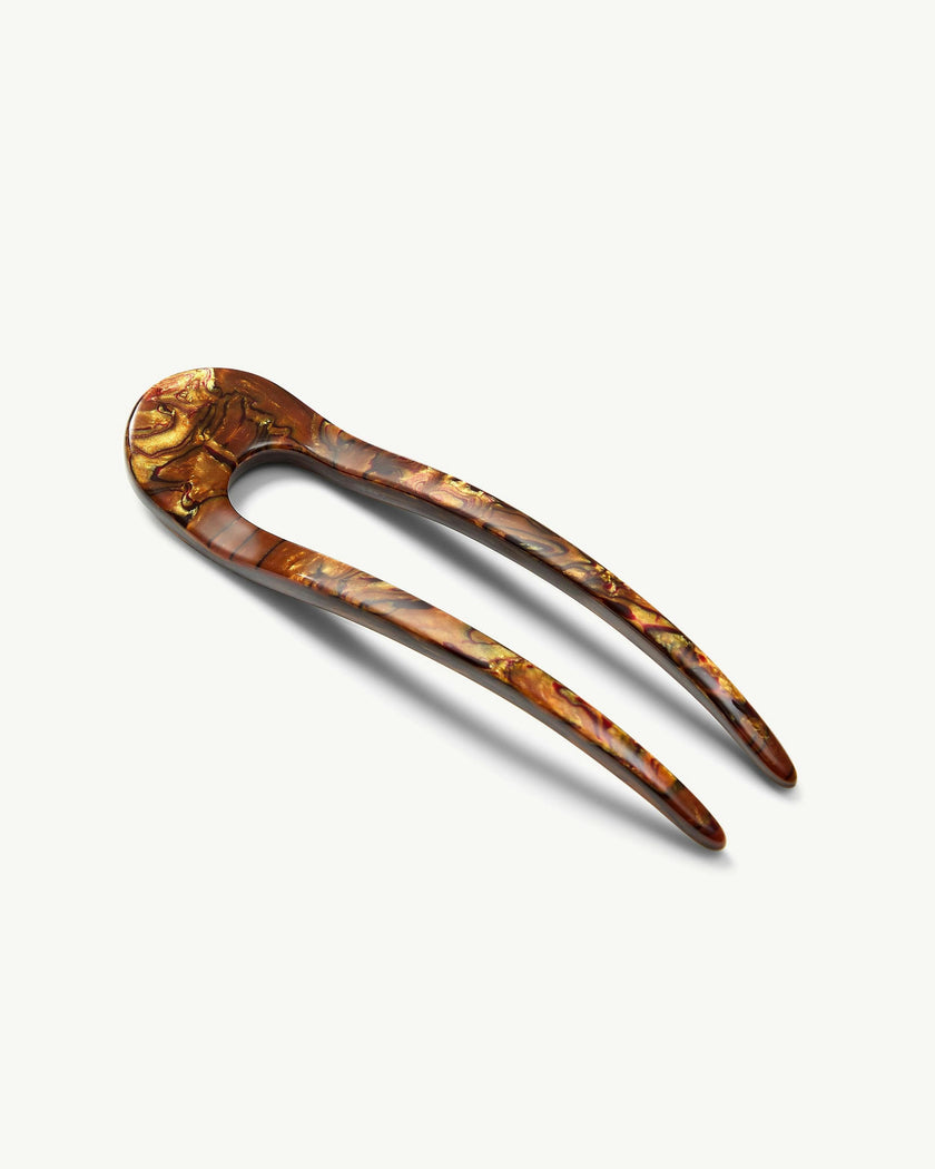 French Hair Pin in Bronze