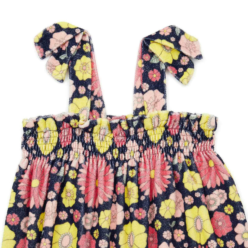 BONTON Retro Fleur Terrycloth Dress