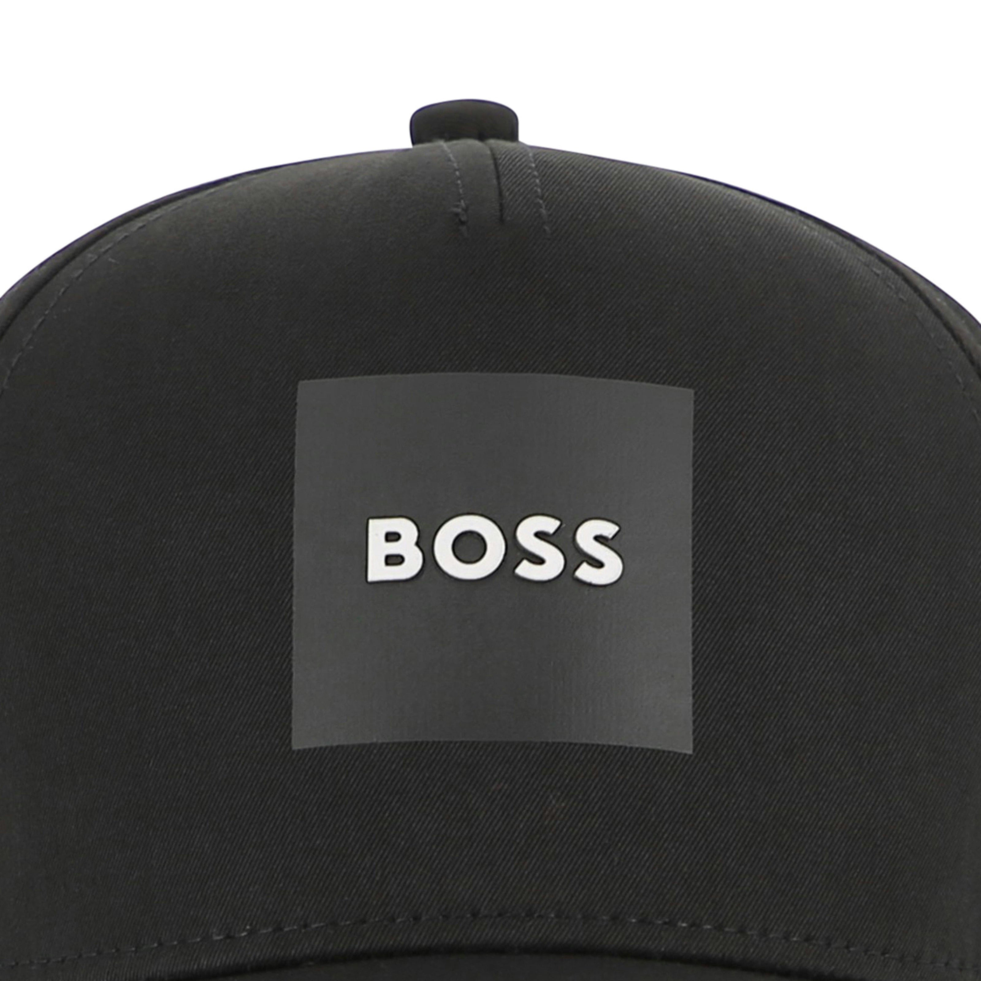 Black Square Logo Baseball Cap