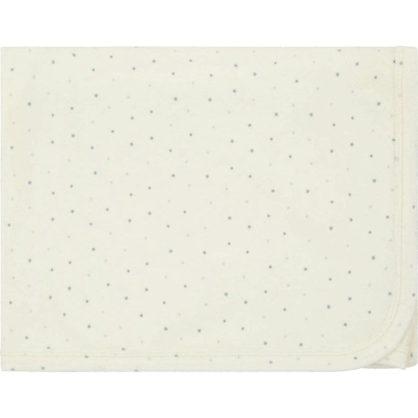 Velour Dot Pattern Wrap Blanket