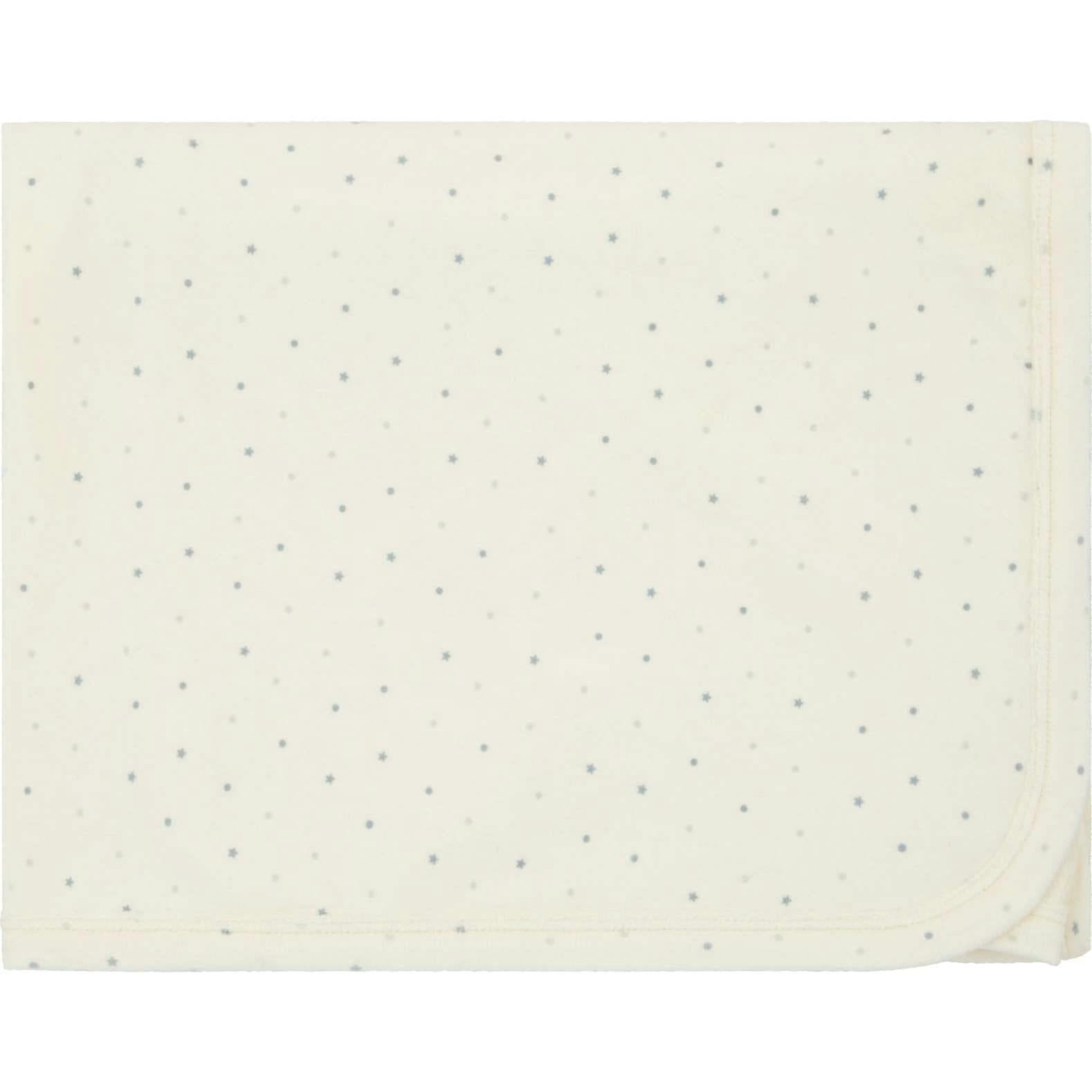 Velour Dot Pattern Wrap Blanket