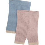 Ribbed Knit Retro Biker Shorts