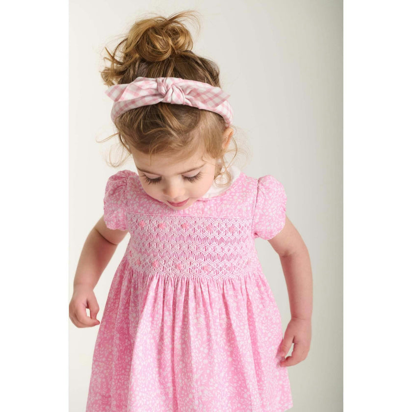 Hand-Smocked Baby Dress - Erica