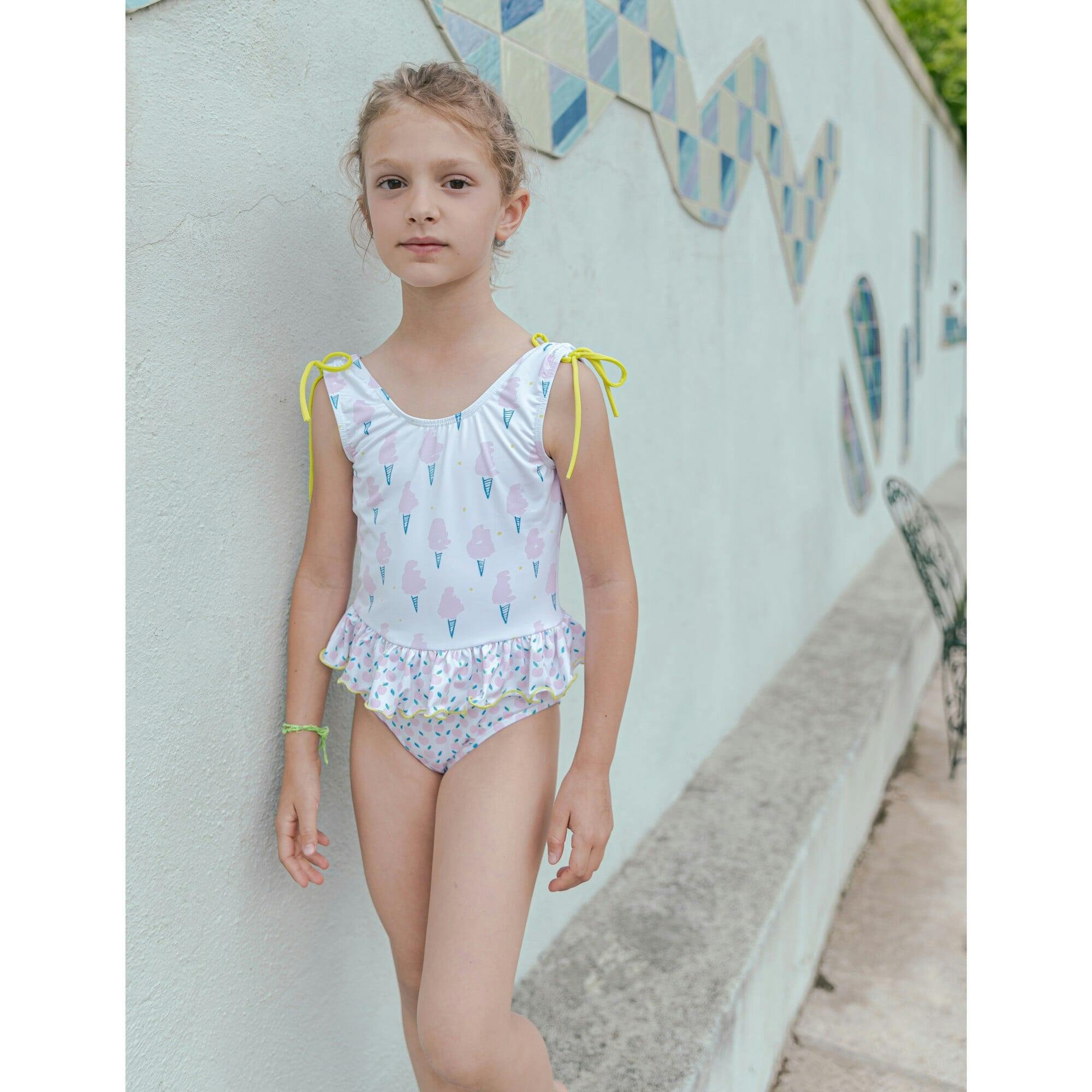 Apple Ice Cream One-Piece Swimsuit, Multi