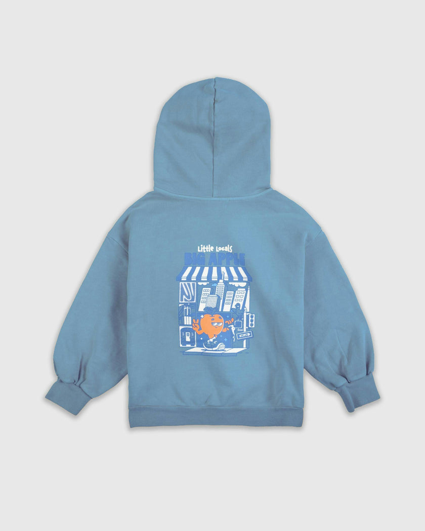 Little Locals Natural Dye Pullover in Bluejay
