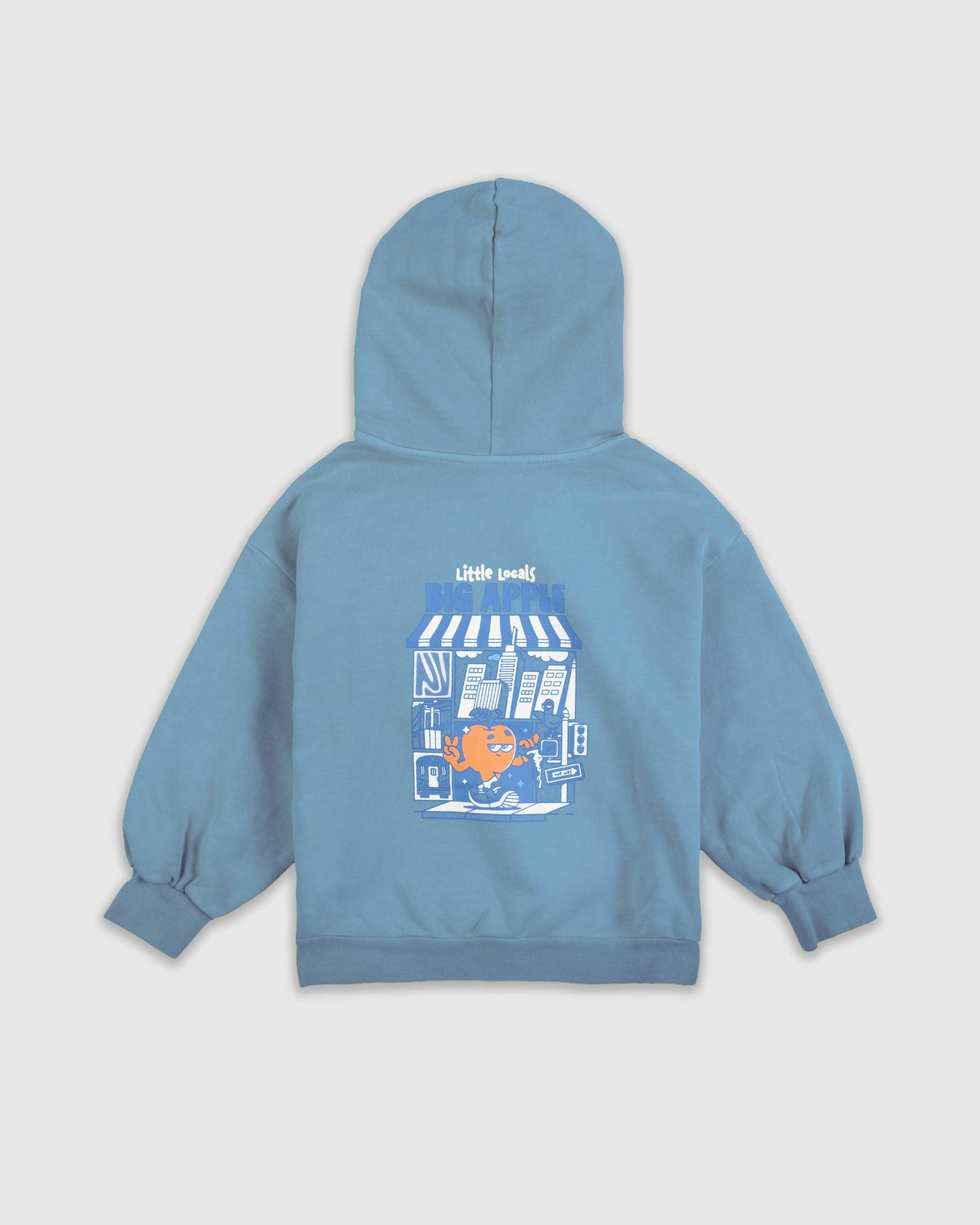 Little Locals Natural Dye Pullover in Bluejay