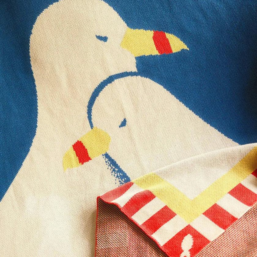 Lovebirds Knit Blanket