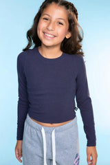 Ultra-Soft Ribbed Long Sleeve Fitted Tee