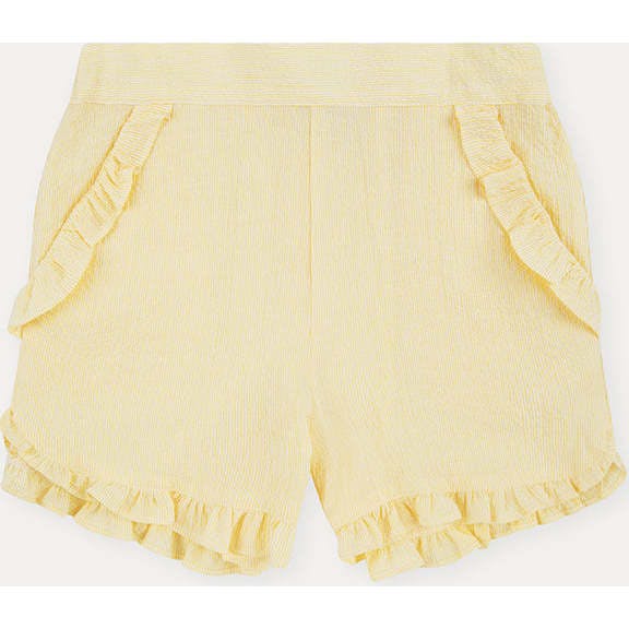 Seersucker Girl Frill Shorts