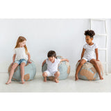 World Map Pouffe