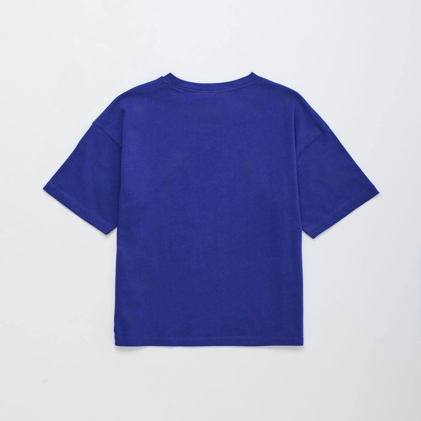 LEISURELY T-SHIRT BLUE