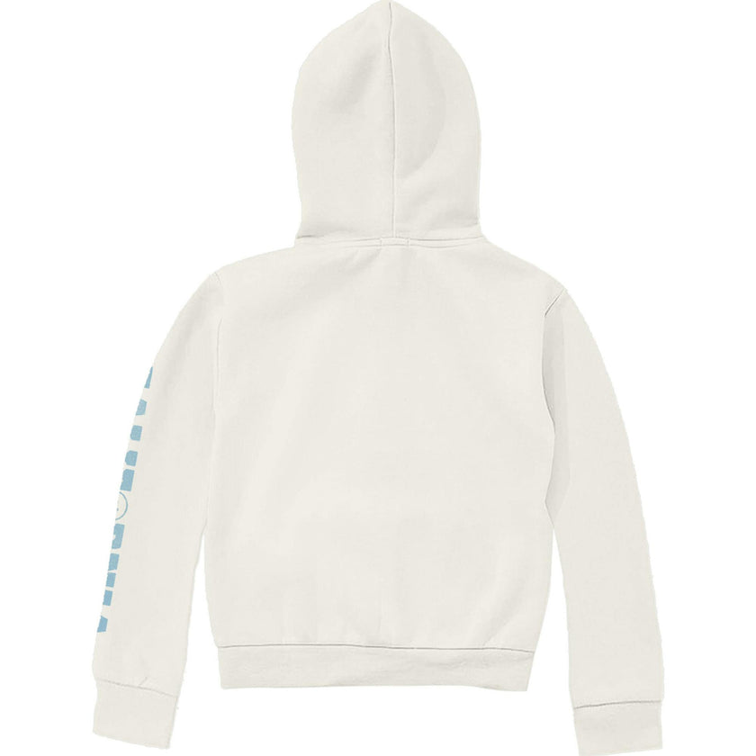 Kids Ocean Beach Hoodie-White-Unisex