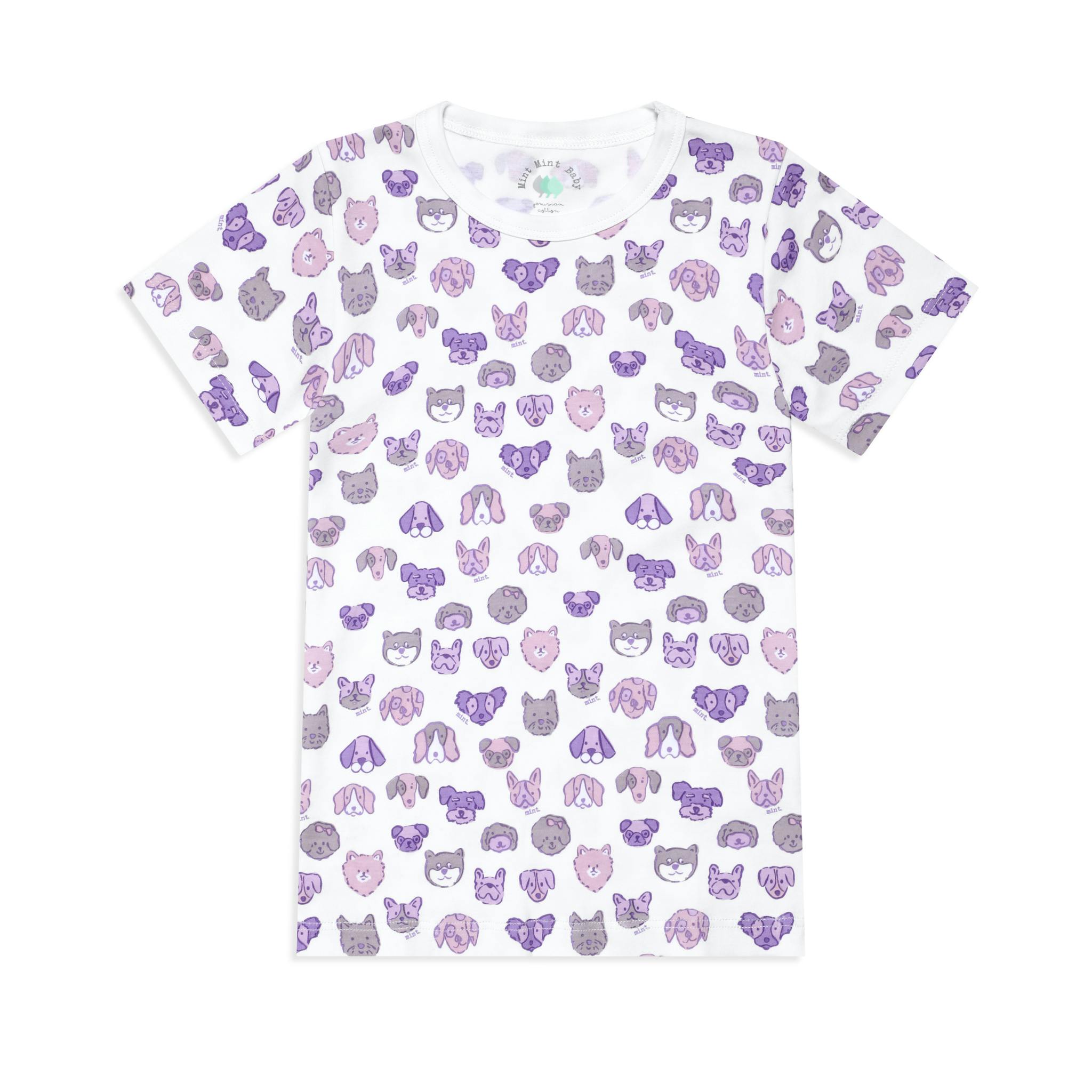 Mini Woof Squad Lilac T-shirt