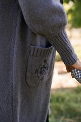 Teresa Cardigan in Dusty Blue