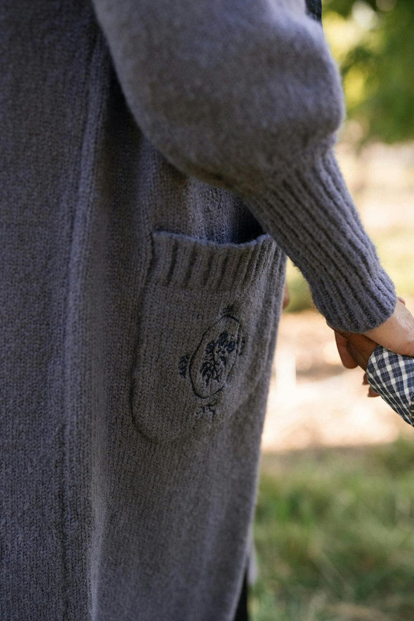 Teresa Cardigan in Dusty Blue