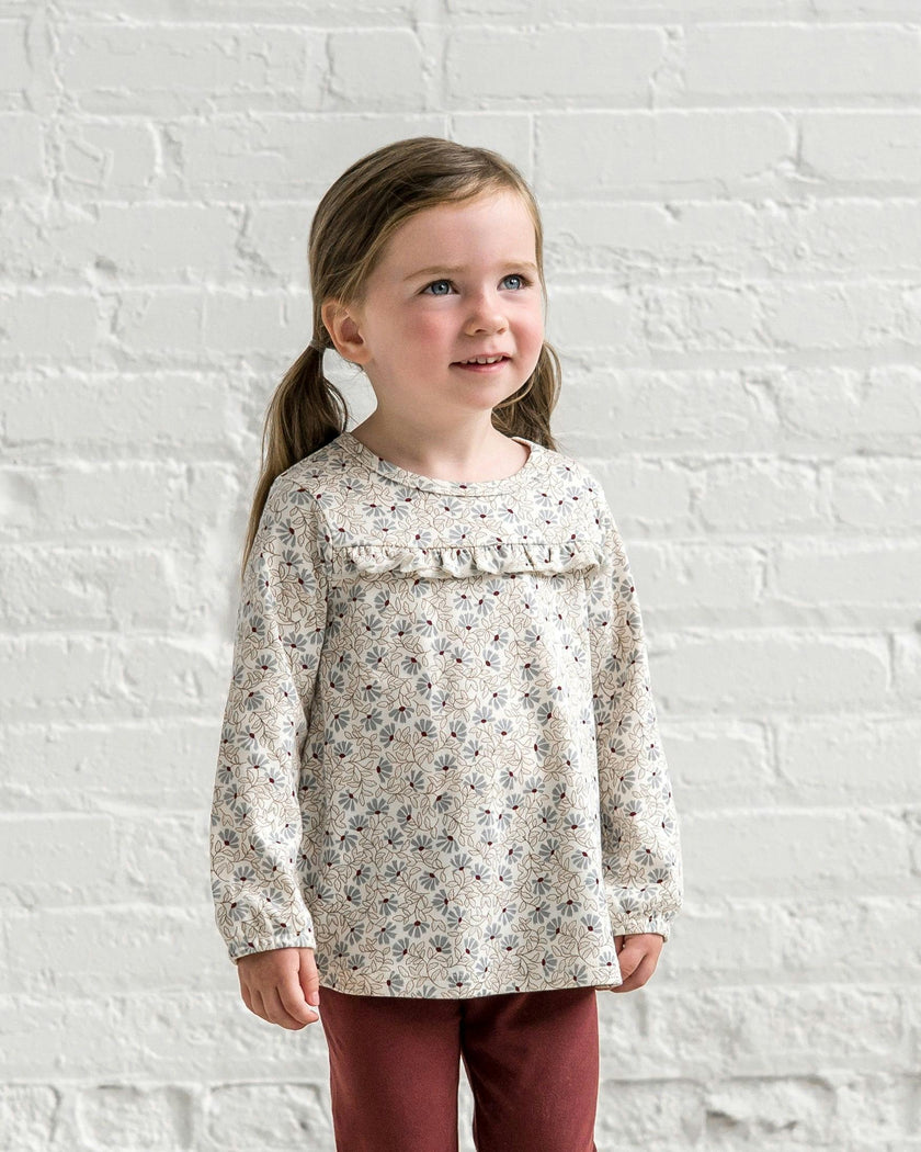 Sorren Ruffle Long Sleeve Top