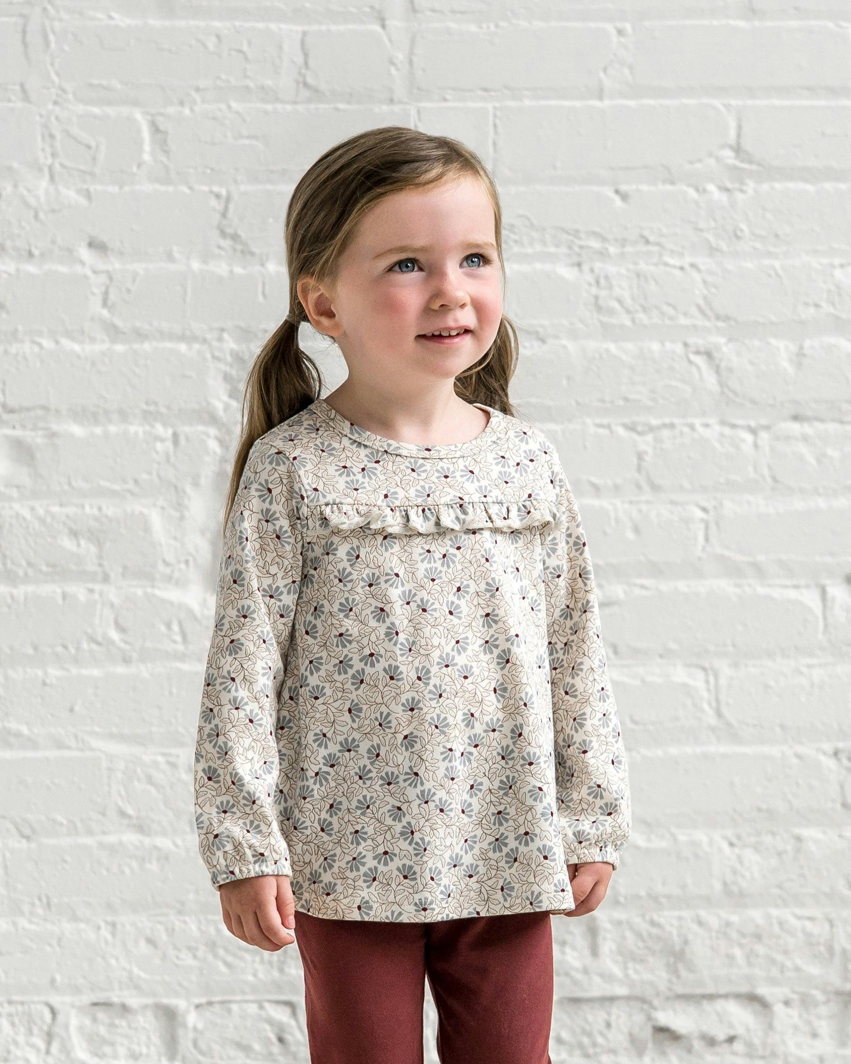 Sorren Ruffle Long Sleeve Top