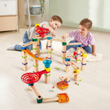 Marble Run Tricks n' Twists DIY Wood Building Racetrack