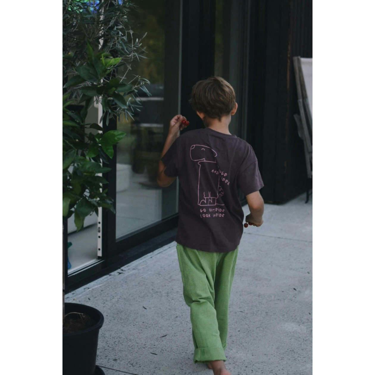 children's cotton t-shirt - edgy dog