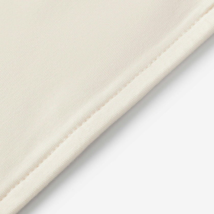 Salt Luxe Solid Kerchief Bib