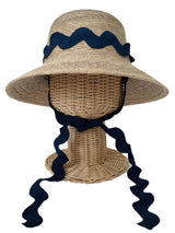 Palmetto Girl’s Hat - Navy Ric-Rac Ribbon