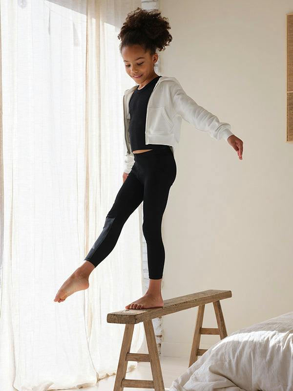 Moai Gift Box with Hidden Graphic Kids Cropped Zip-Up Hoodie, Book, and Activities