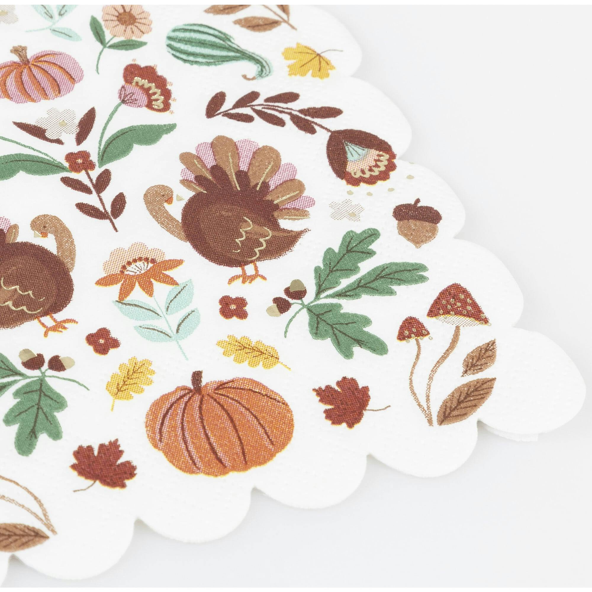 Folk Fall Small Napkins