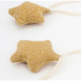 Gold Knitted Star Garland