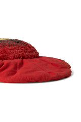 Floor Cushion Red Poppy