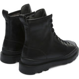 Women's Lace Up Brutus Boot, Black