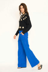 Bavaria Sweater in Black Maize
