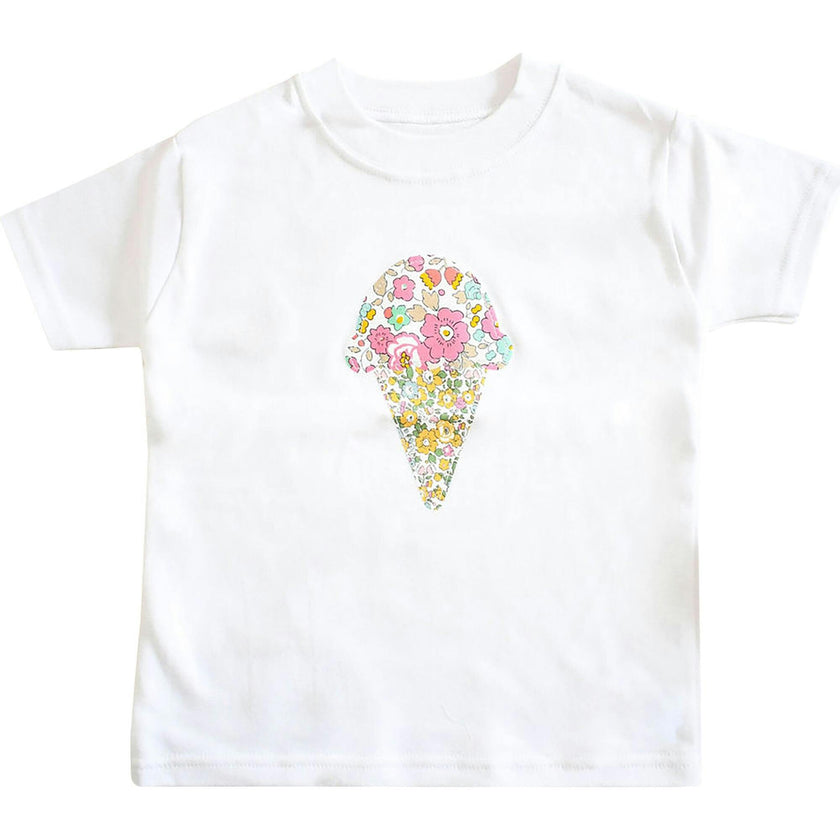 Liberty of London Children's Ice Cream T-Shirt, White