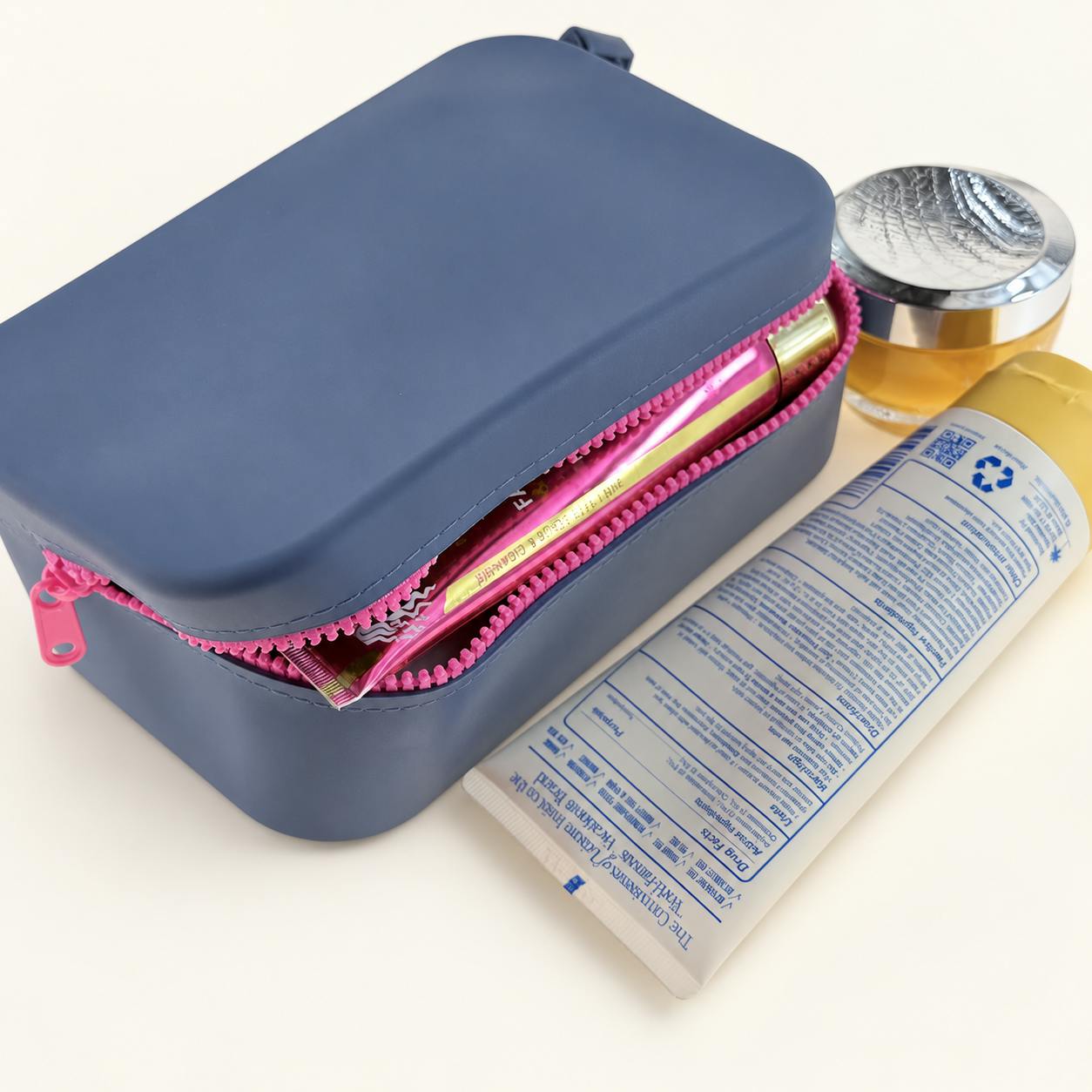 Color Pop Silicone Zip Pouch