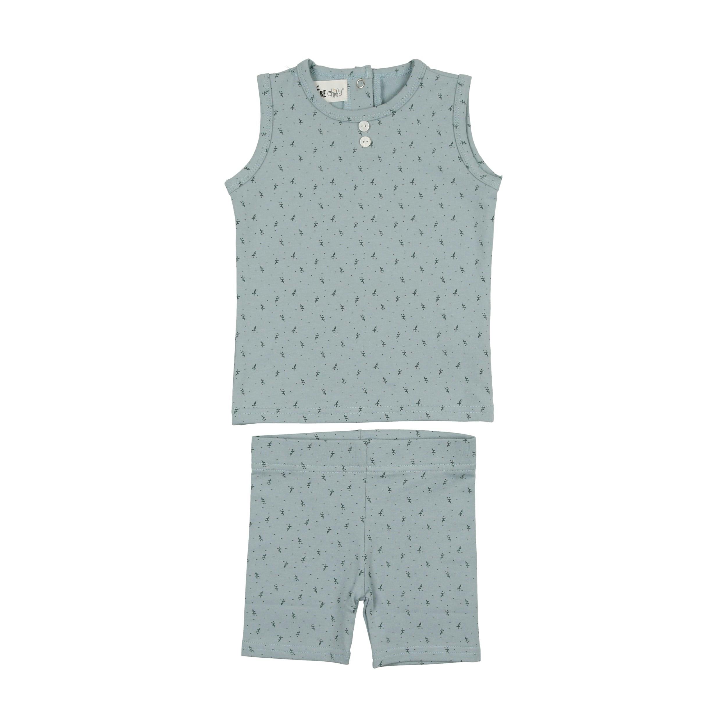 Buttons & Polka Dots 2-Piece Tank & Short Set
