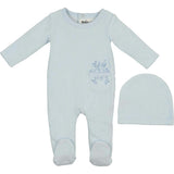Velour Pocket Footie